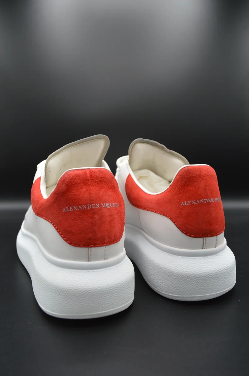 Alexander Mcqueen oversize blanc/rouge - T35 – Image 8