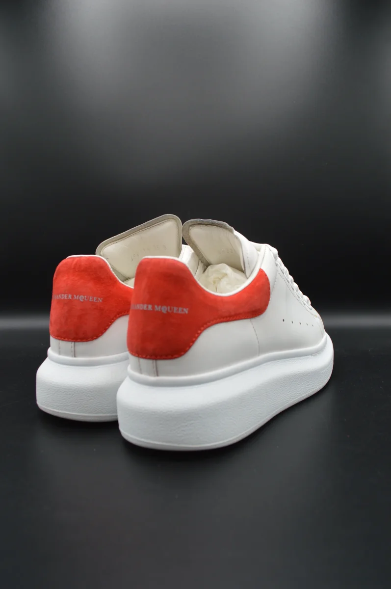 Alexander Mcqueen oversize blanc/rouge - T35 – Image 9