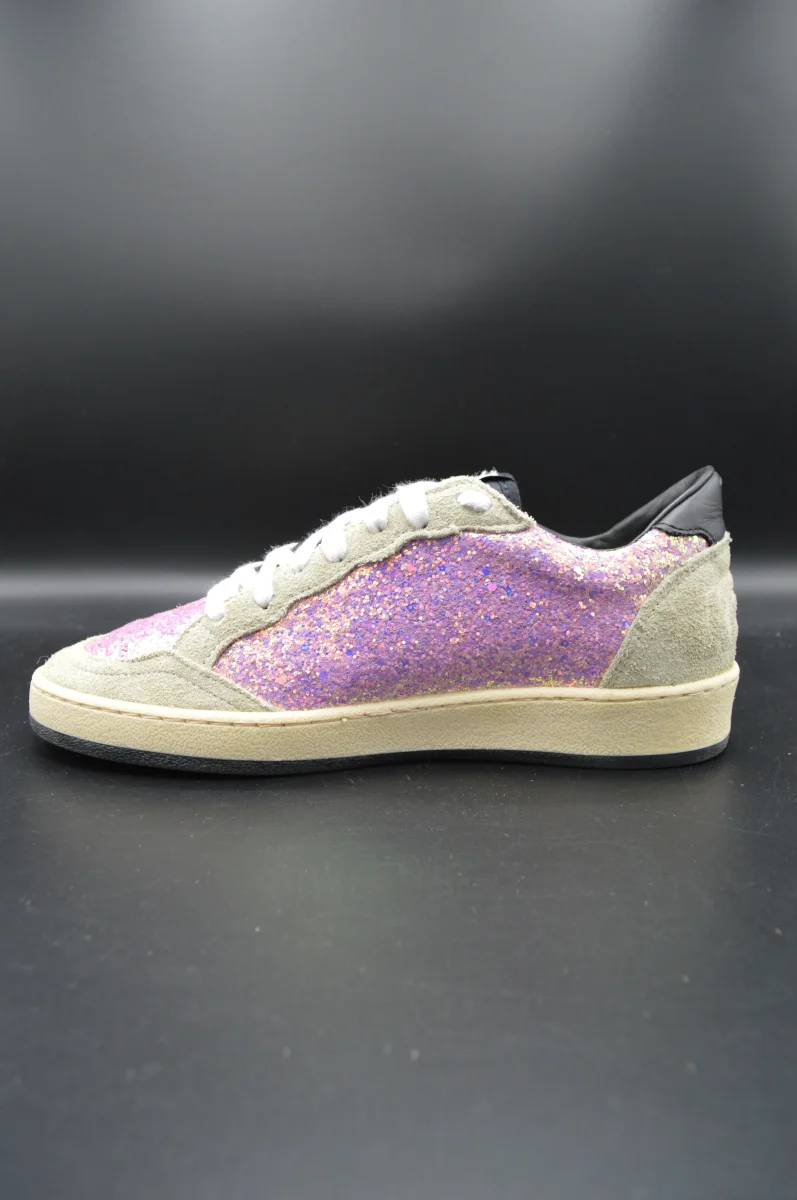 Golden Goose ballstar gris/paillettes rose/blanc - T36 – Image 3