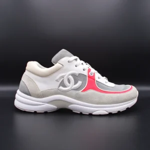 Chanel sneakers blanc/gris/rose - T38