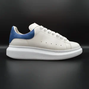 Alexander Mcqueen oversize blanc/bleu marine - T40