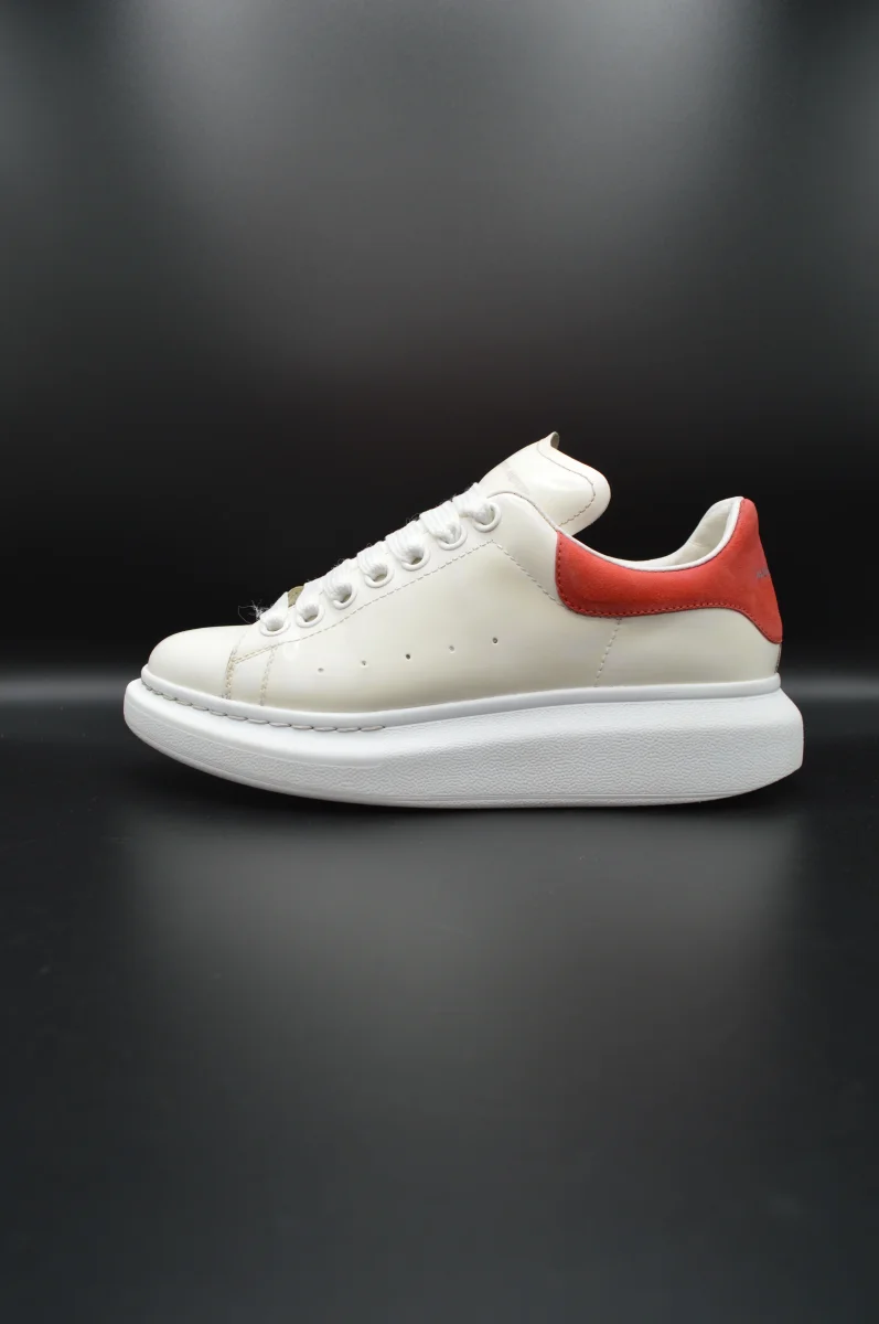 Alexander Mcqueen oversize blanc/rouge - T37 – Image 4