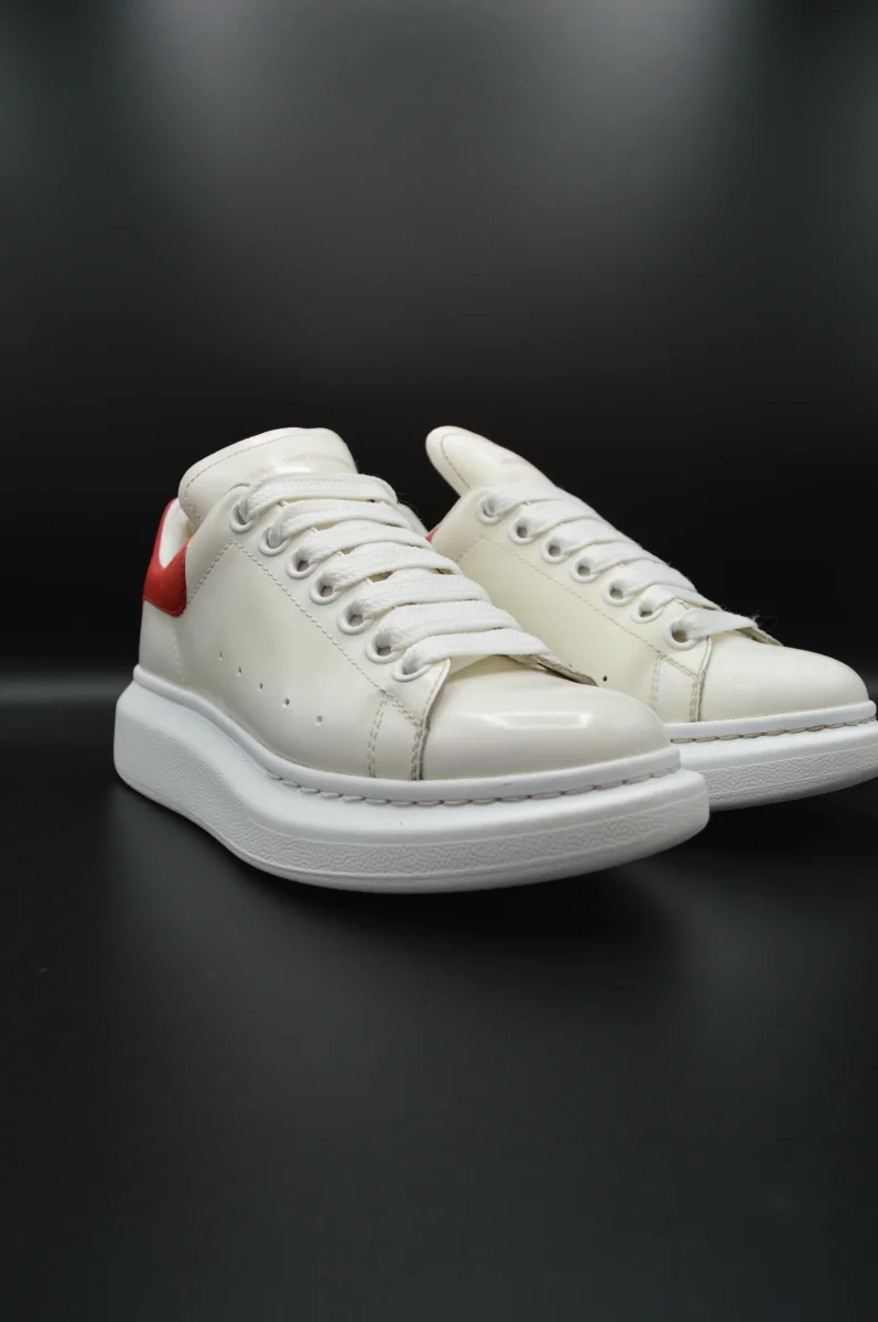 Alexander Mcqueen oversize blanc/rouge - T37 – Image 6