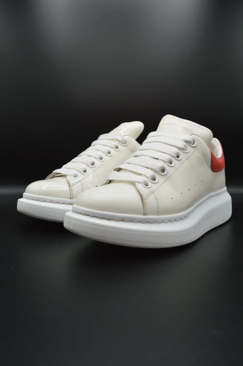 Alexander Mcqueen oversize blanc/rouge - T37 – Image 7