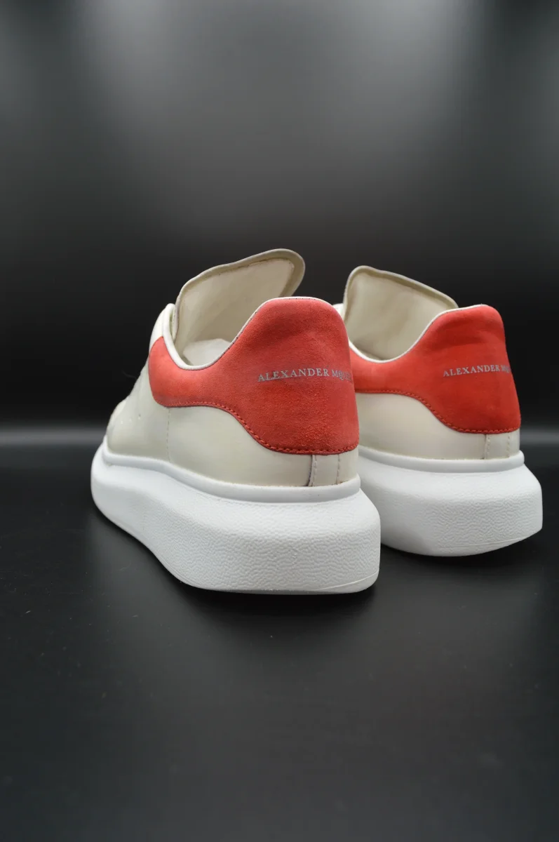 Alexander Mcqueen oversize blanc/rouge - T37 – Image 8