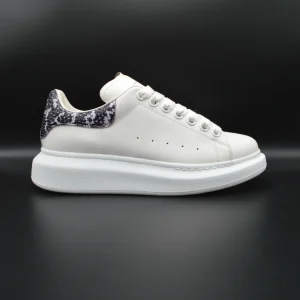 Alexander Mcqueen oversize blanc/ python noir rose - T38