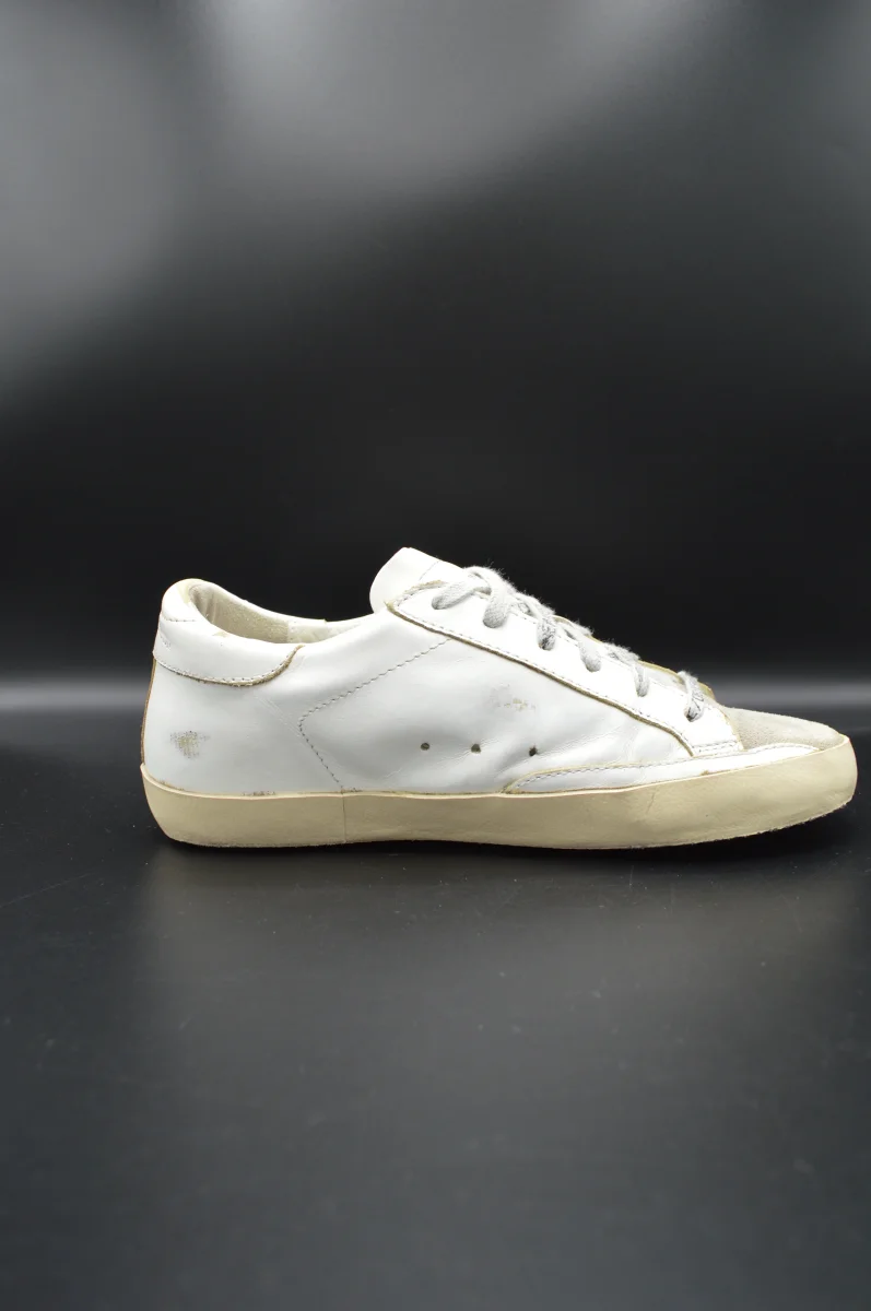 Golden Goose superstar blanc/noir/gris - T37 – Image 5