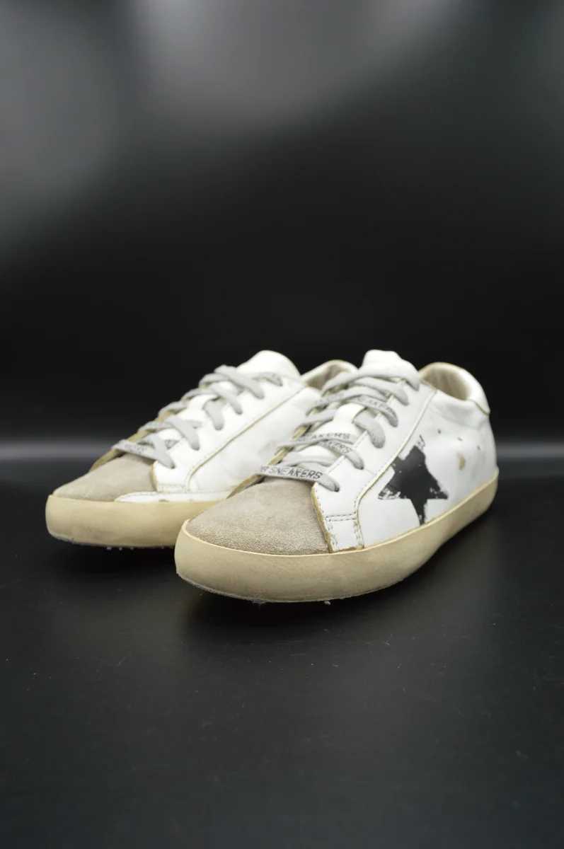 Golden Goose superstar blanc/noir/gris - T37 – Image 7