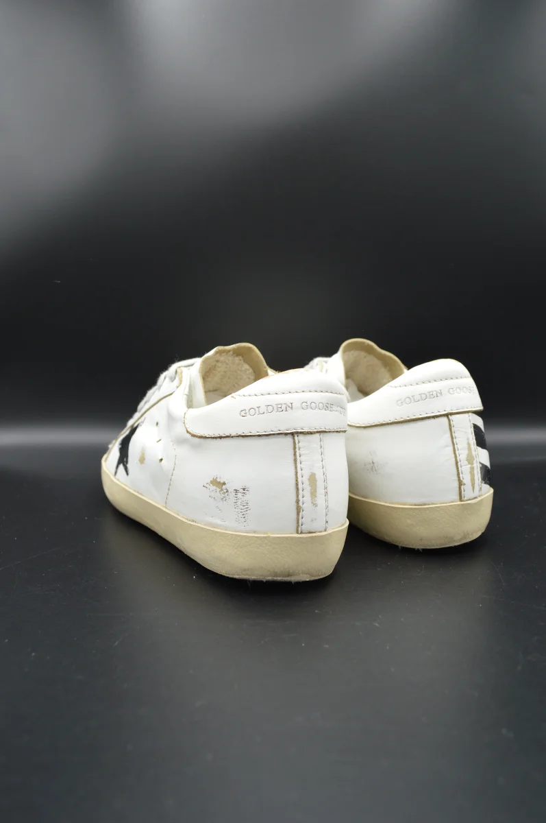 Golden Goose superstar blanc/noir/gris - T37 – Image 8