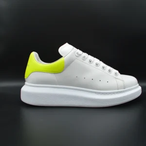 Alexander Mcqueen Oversize blanc/jaune fluo - T39