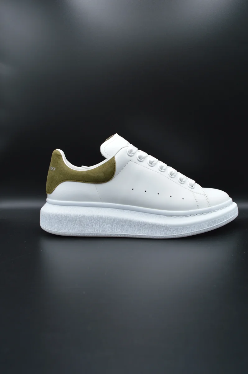 Alexander Mcqueen Oversize blanc/vert kaki - T40 – Image 2