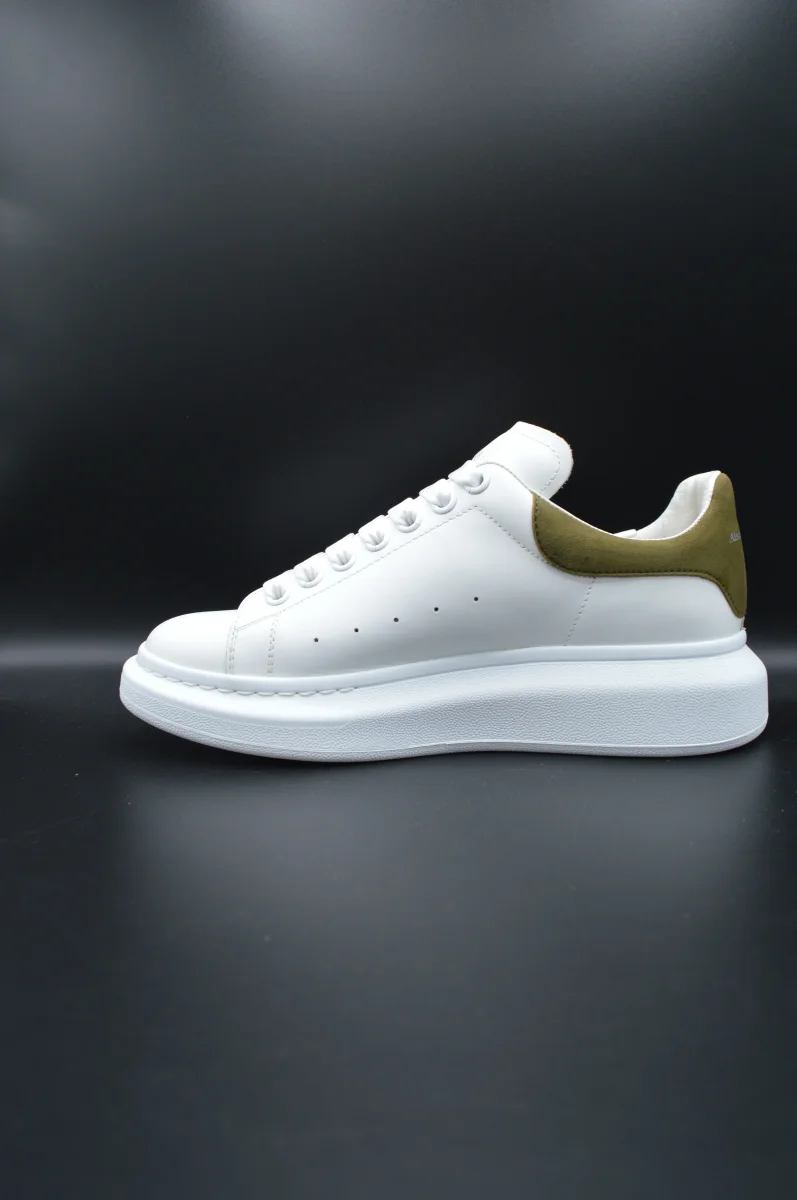 Alexander Mcqueen Oversize blanc/vert kaki - T40 – Image 3