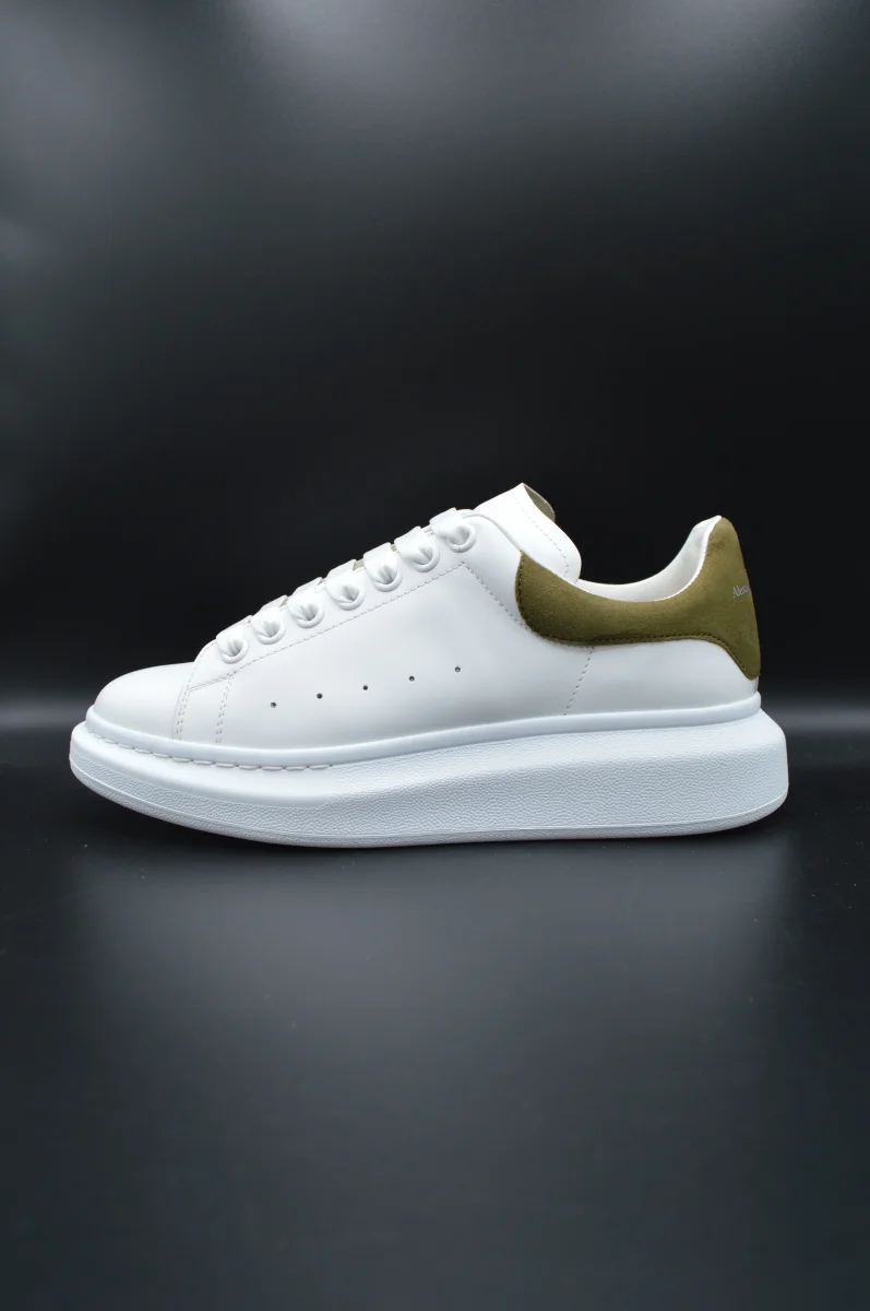 Alexander Mcqueen Oversize blanc/vert kaki - T40 – Image 4