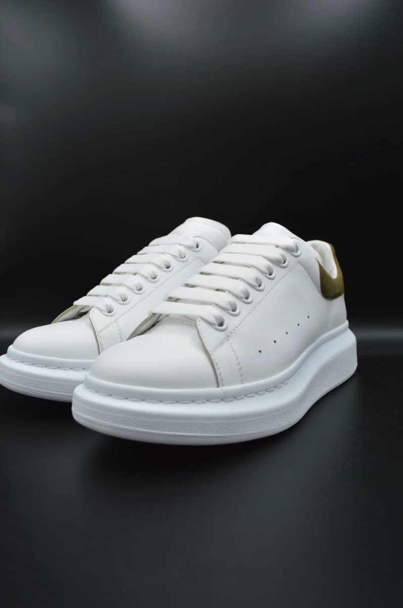 Alexander Mcqueen Oversize blanc/vert kaki - T40 – Image 7