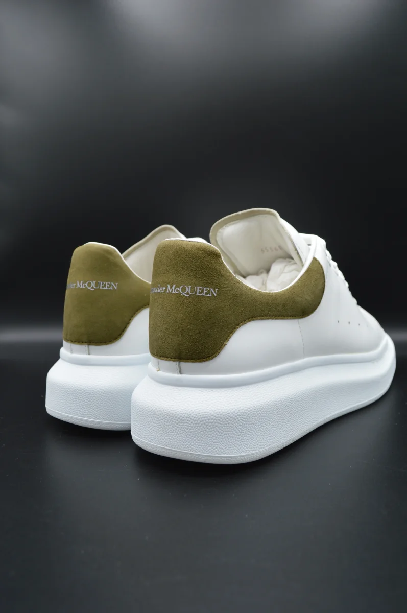 Alexander Mcqueen Oversize blanc/vert kaki - T40 – Image 9