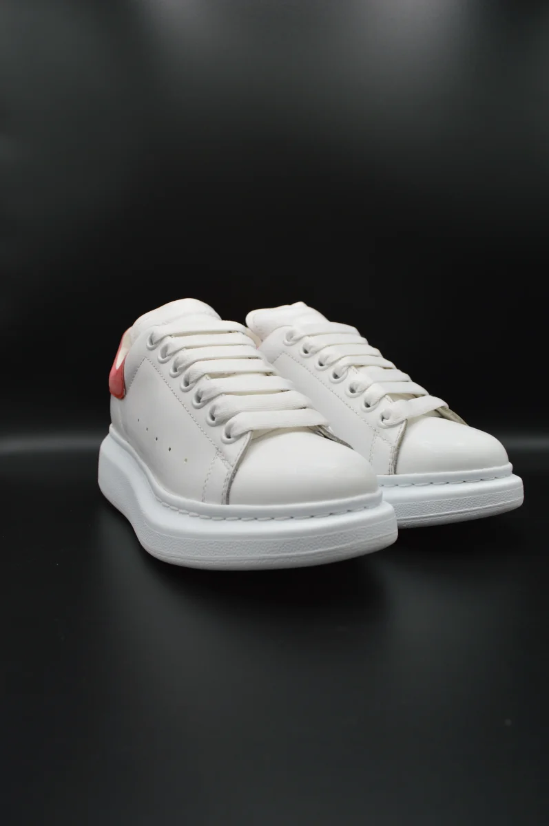 Alexander Mcqueen Oversize blanc/rouge - T37 – Image 6