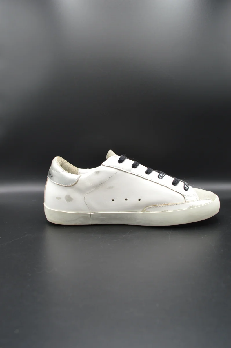 Golden Goose Superstar blanc/gris/argent - T36 – Image 5