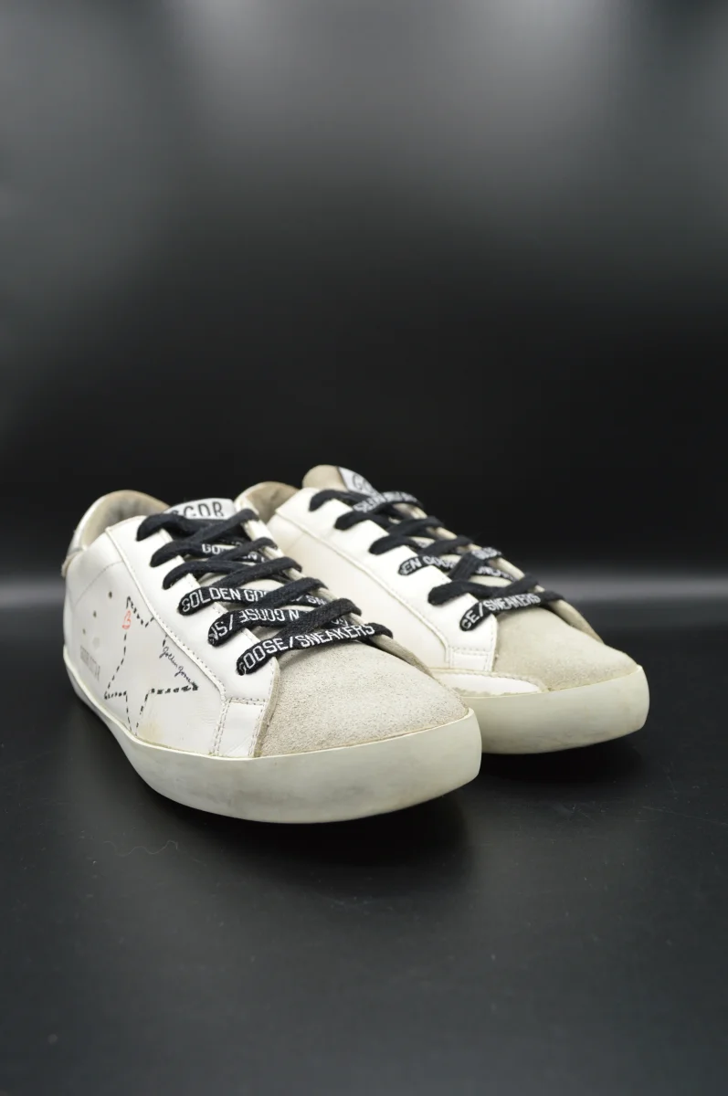 Golden Goose Superstar blanc/gris/argent - T36 – Image 6