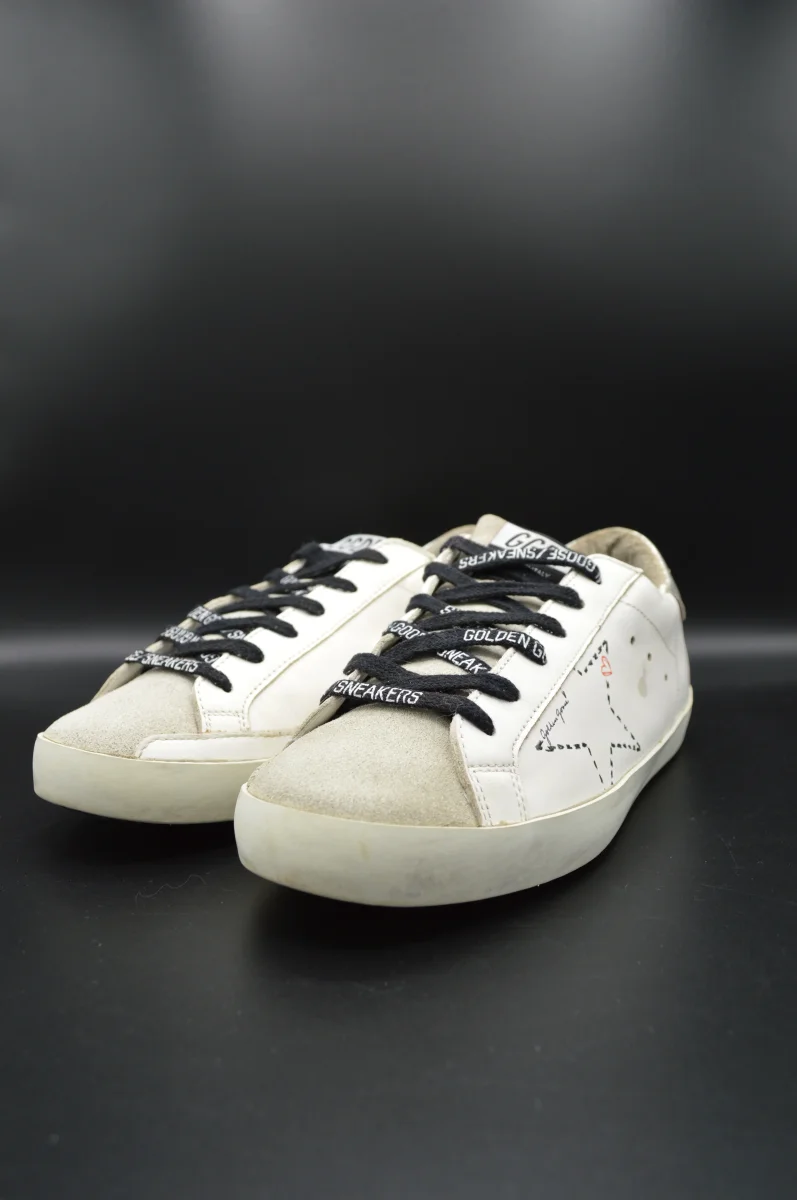 Golden Goose Superstar blanc/gris/argent - T36 – Image 7