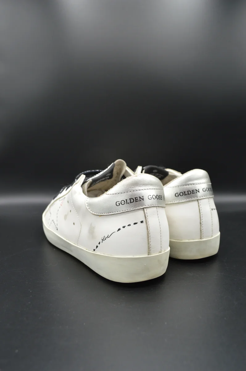 Golden Goose Superstar blanc/gris/argent - T36 – Image 8
