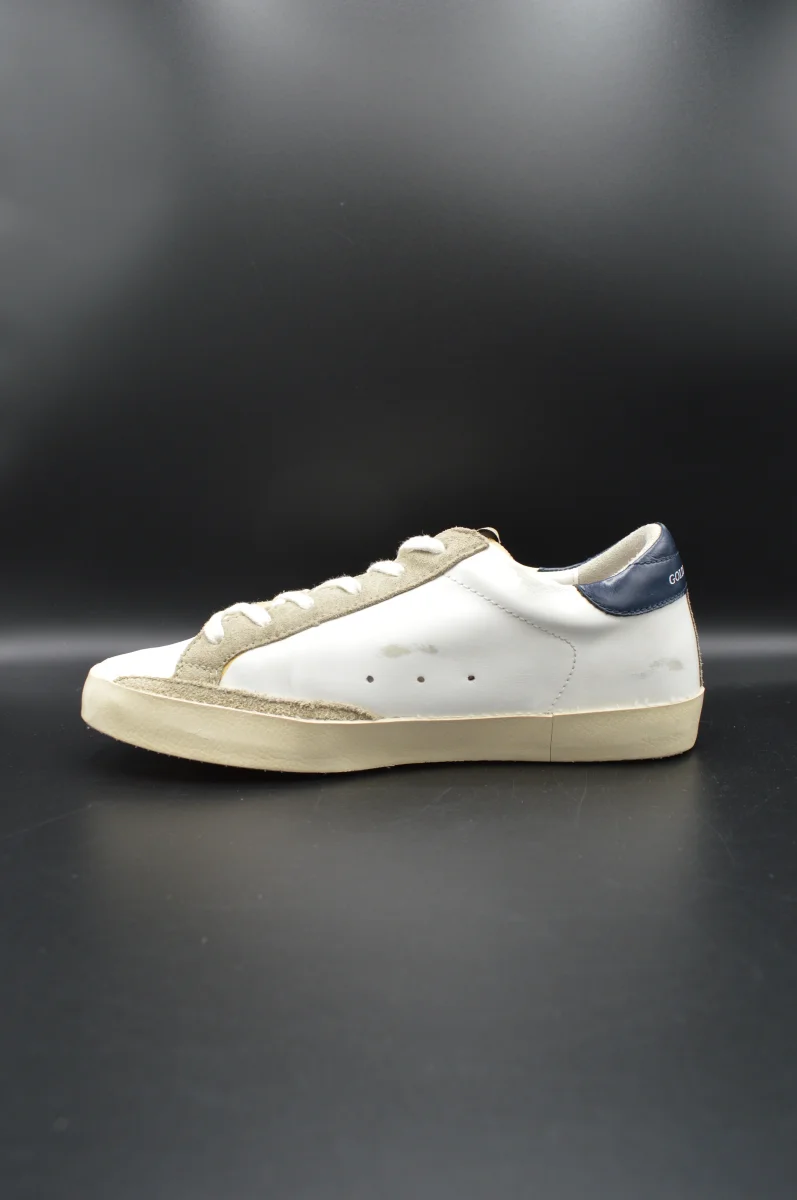 Golden Goose Superstar blanc/bleu marine/beige/gris - T38 – Image 3