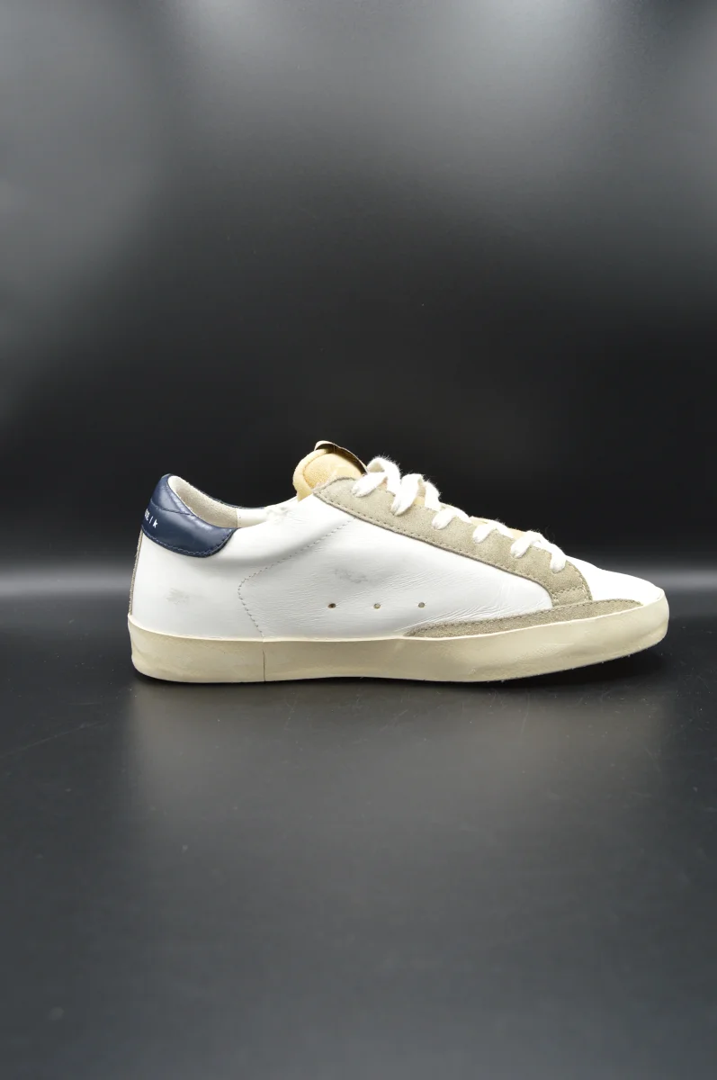 Golden Goose Superstar blanc/bleu marine/beige/gris - T38 – Image 5