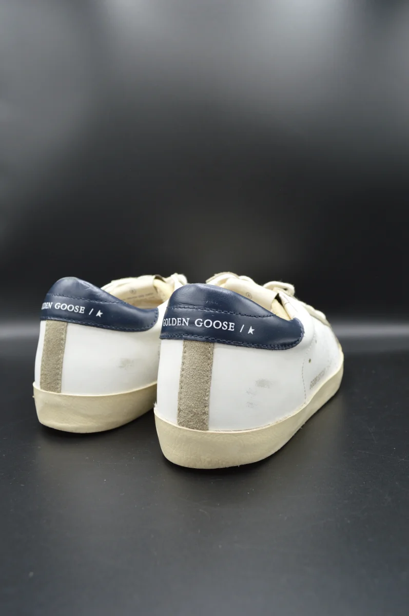 Golden Goose Superstar blanc/bleu marine/beige/gris - T38 – Image 9