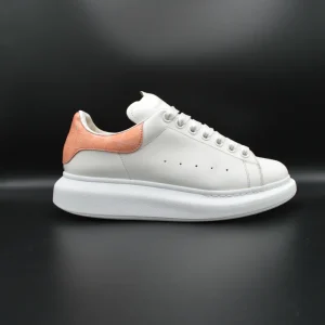 Alexander Mcqueen Oversize blanc/crocodile saumon - T39