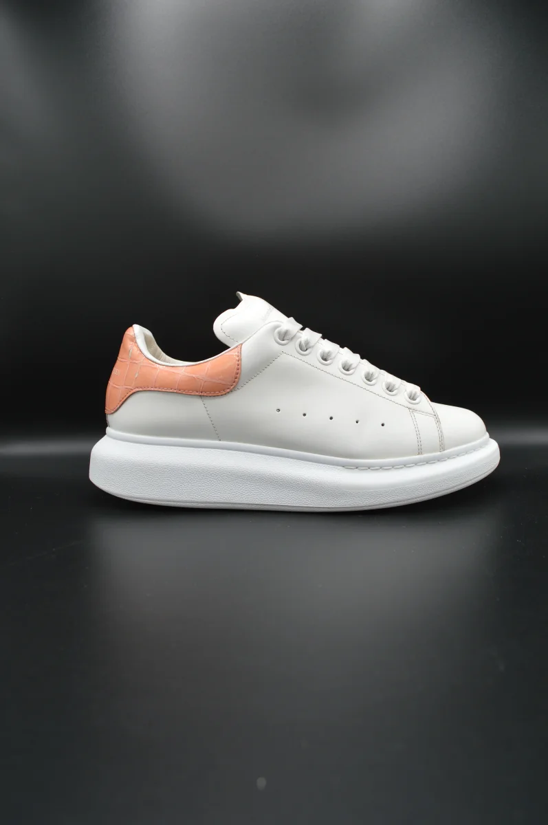 Alexander Mcqueen Oversize blanc/crocodile saumon - T39 – Image 2