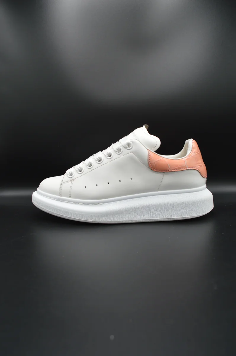 Alexander Mcqueen Oversize blanc/crocodile saumon - T39 – Image 4