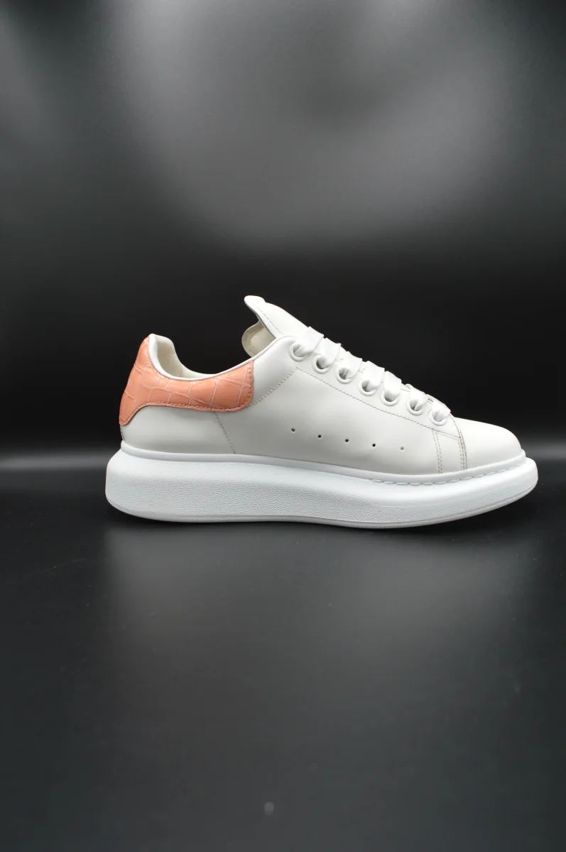 Alexander Mcqueen Oversize blanc/crocodile saumon - T39 – Image 5