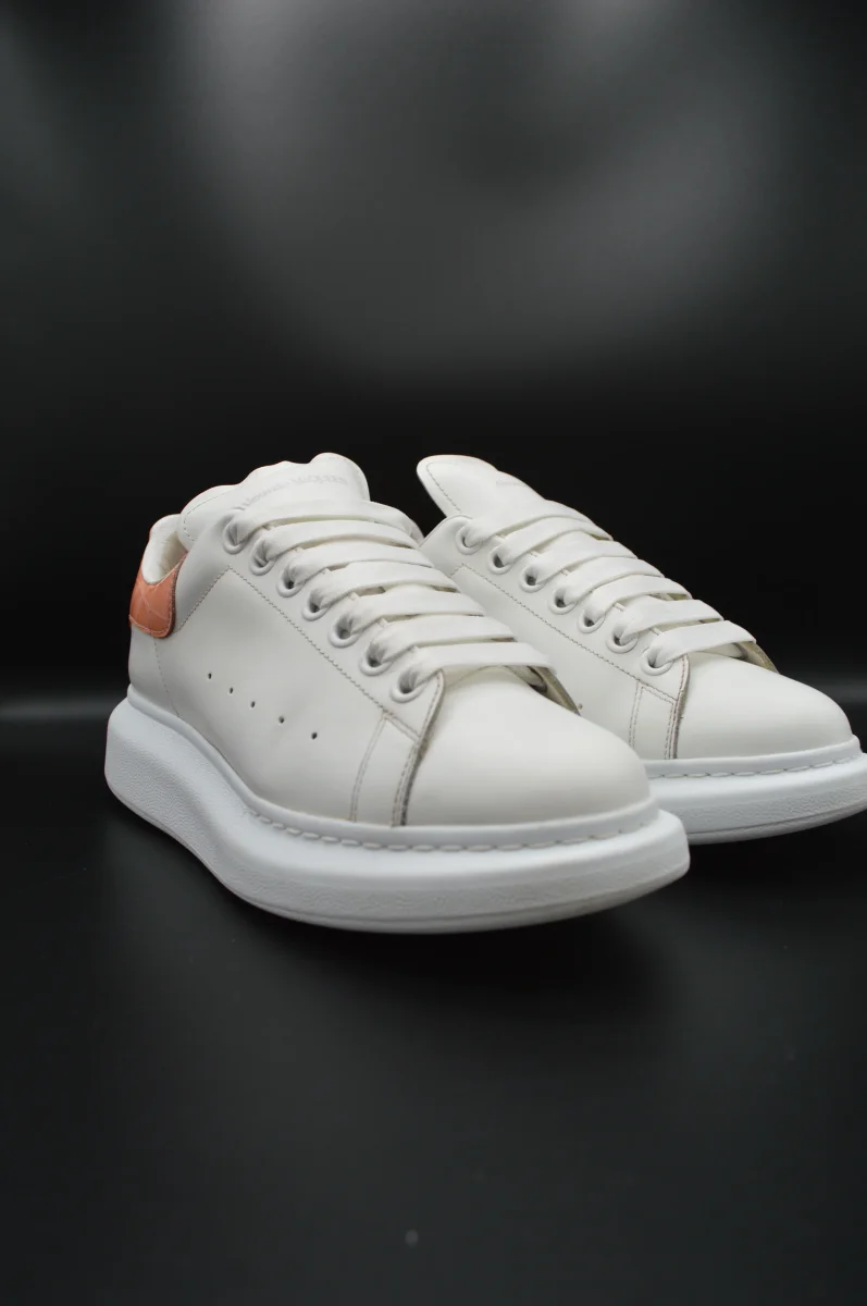 Alexander Mcqueen Oversize blanc/crocodile saumon - T39 – Image 6