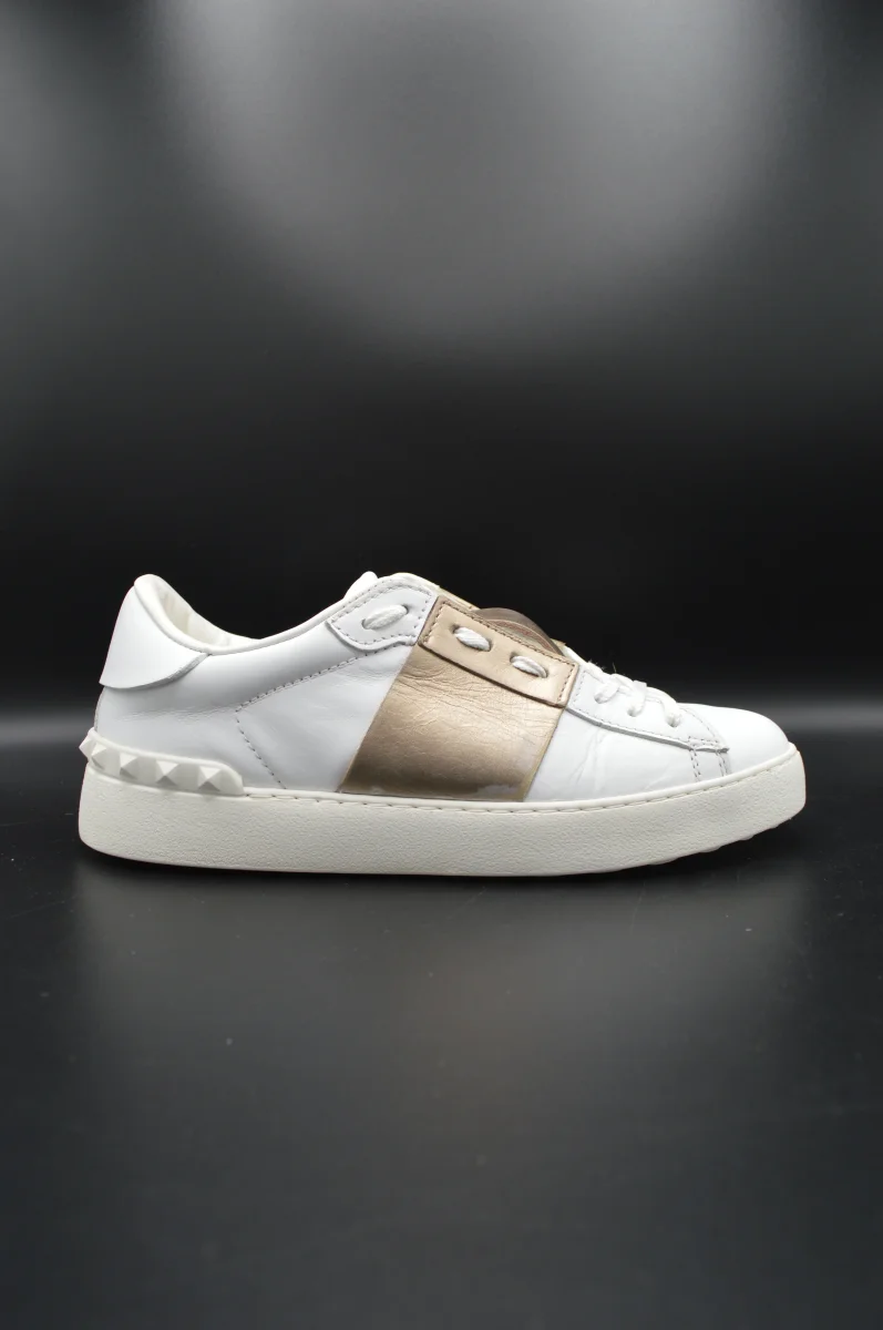 Valentino open blanc/bronze - T38