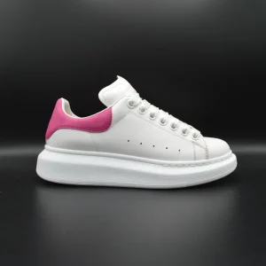 Alexander Mcqueen oversize blanc/rose - T36,5