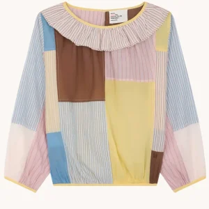 LOEN & HARPER - BLOUSE À MANCHES LONGUES PATCHWORK