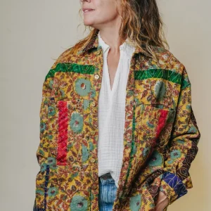 L'ÎLE BLEUE - Veste Kantha