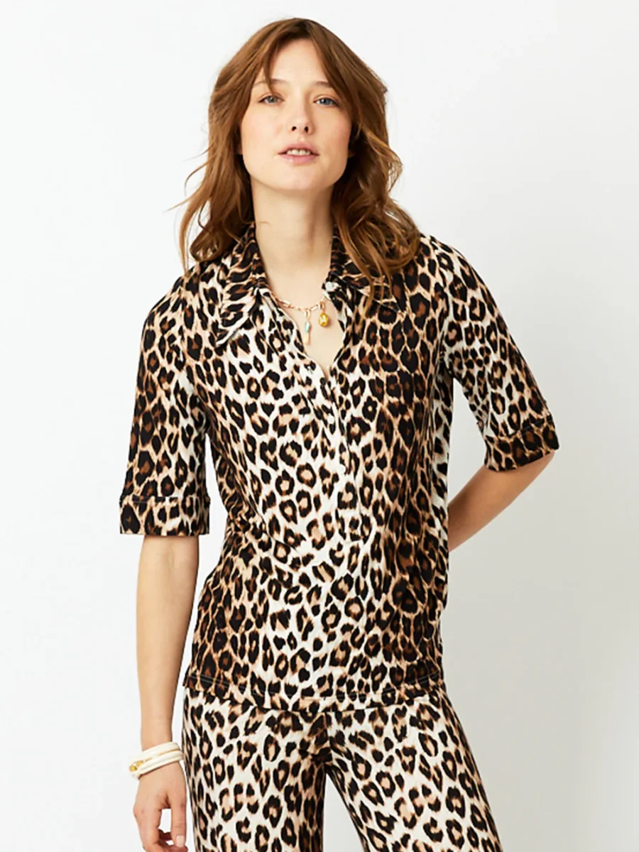 CHEMISE LAUREN PANTHERE