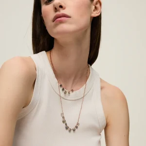 COLLIER 9 GOUTTES LABRADORITE