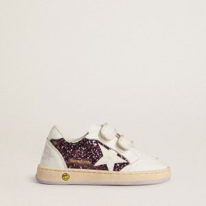 GOLDEN GOOSE - Ball Star Glitter Purple