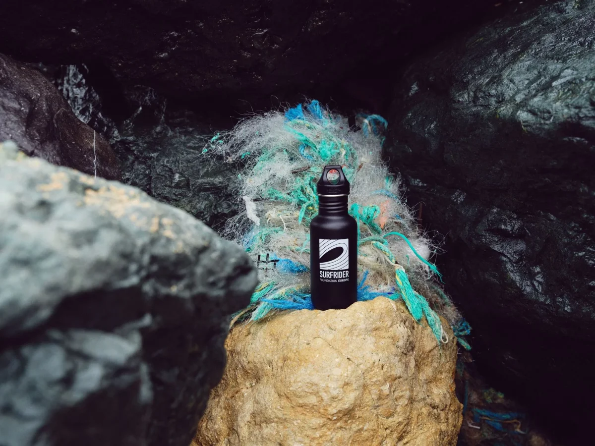 Inox Bottle 53 cl – Klean Kanteen X Surfrider – black