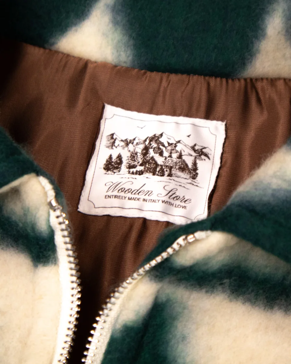 WOODEN - VESTE FANTASIA VERTE – Image 5