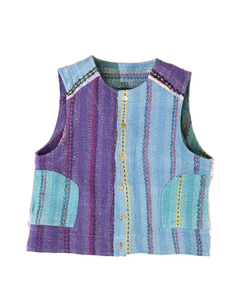 L'ÎLE BLEUE - GILET ANNIE EMB 2 – Image 5