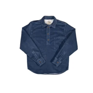 MADSON - CHEMISE VELVET INDIGO