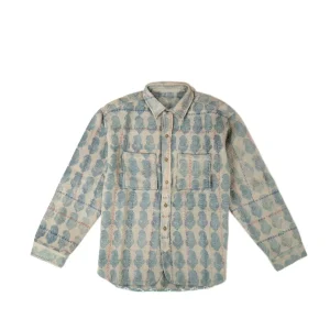 L'ÎLE BLEUE - SURCHEMISE PAUL CORDUROY CÔTELÉ COULEUR 14