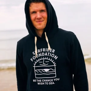 Black Hoodie Surfrider X Keep Earth Around – Be the change