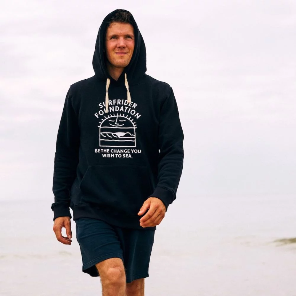Black Hoodie Surfrider X Keep Earth Around – Be the change – Image 5