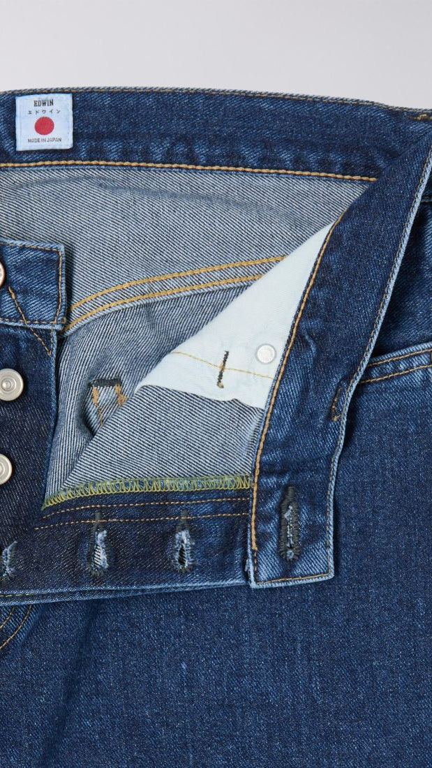 EDWIN - Regular Tapered Kaihara Blue Akira Wash – Image 6