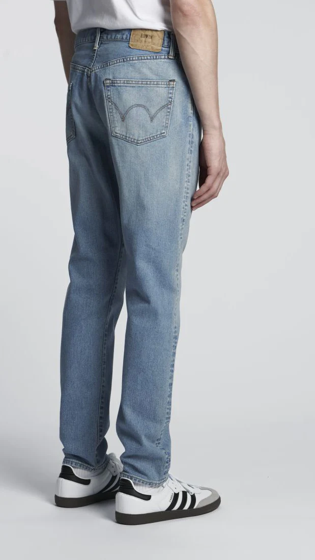 EDWIN - Slim Tapered Kaihara Blue Light Used – Image 3