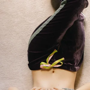 L'ÎLE BLEUE - PANTALON SAYANI VIOLET FONCÉ