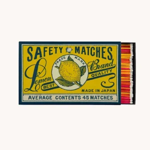 ARCHIVIST GALLERY - BOITE D'ALLUMETTES CITRON JAUNE